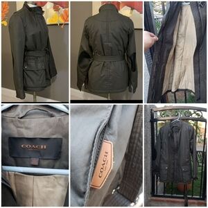 COACH GREEN MILITARY JACKET